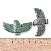 Natural Indian Agate Carved Big Pendants G-A288-01H-3
