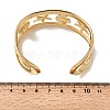 304 Stainless Steel Cuff Bangles for Women BJEW-D384-03G-3