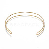 Brass Cuff Bangles Making KK-S354-279-NF-3