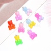 Gradient Color Opaque Resin Pendants RESI-R433-01-2