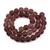 Transparent Glass Beads Strands GLAA-T032-T10mm-MD19-2