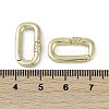 Brass Spring Gate Rings KK-Z078-01G-3