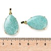 Natural Amazonite Pendants G-U002-01G-B-3