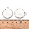 Tibetan Style Alloy Pendants Cabochon Settings PALLOY-N178-12AS-F-3