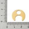 304 Stainless Steel Pendants STAS-Q354-03G-3