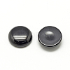 Synthetic Black Stone Cabochons X-G-R416-10mm-46-1-2