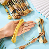 22 Bundles 22 Colors Autumn Themed Polyester Embroidery Floss OCOR-TA0002-80-7