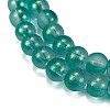 Frosted Transparent Glass Bead Strands LS-GLAA-P065-6mm-08-4