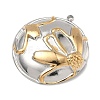 Two Tone 304 Stainless Steel Pendants STAS-K322-18F-GP-2