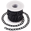 Oval Oxidation Aluminum Curb Chains CHA-TAC0004-01EB-4