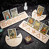 Gorgecraft 2 Sets 2 Style Wooden Tarot Card Stand Holder DJEW-GF0001-46D-02-4