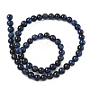 Grade B Natural Tiger Eye Beads Strands G-F591-18-6mm-01-3