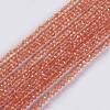 Glass Beads Strands EGLA-E057-02A-10-1