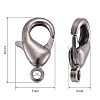 Brass Lobster Claw Clasps X-KK-902-B-4