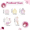 32Pcs 16 Style Alloy Enamel Pendants ENAM-SZ0003-11-7