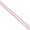 Double Edge Silver Thread Grosgrain Ribbon for Wedding Festival Decoration SRIB-L012-9mm-123-2