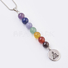 Chakra Jewelry NJEW-JN02133-3