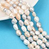 Natural Cultured Freshwater Pearl Beads Strands PEAR-P064-20K-09F-1