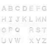 304 Stainless Steel Alphabet Letter Charms STAS-PH0019-70-1