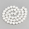Electroplate Non-magnetic Synthetic Hematite Beads Strands G-T061-159-3