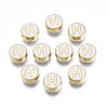 Alloy Enamel Beads ENAM-N052-006-01H-RS-1
