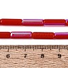 Electroplate Opaque Glass Beads Strands EGLA-Q132-02A-F01-4