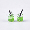 Glass Bottle Pendants GLAA-S181-04D-2