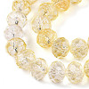 Transparent Glass Beads Strands GLAA-T023-4mm-A17-3