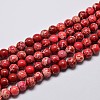 Natural Imperial Jasper Beads Strands G-I122-8mm-04-1