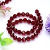 Faceted Round Imitation Austrian Crystal Bead Strands G-M182-6mm-05A-2