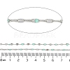 Brass Dapped Chains AJEW-Q153-02P-16-2