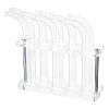 Transparent Acrylic Earring Try-On Stick Organizer Stands EDIS-WH0030-35-1