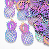 Ion Plating(IP) 201 Stainless Steel Filigree Pendants STAS-R102-05-1