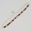 Vintage Ethnic Style Adjustable Glass Tila Beaded Handmade Slider Bracelets for Women ZN9527-8-1
