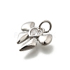 Brass Micro Pave Cubic Zirconia Charms KK-P295-43P-2