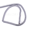 Electroplate Non-magnetic Synthetic Hematite Beads Strands X-G-J164A-3mm-04-3