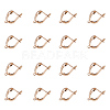 Brass Hoop Earring Findings KK-PH0034-86G-1