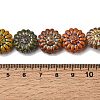 Painted Glass Beads Strands GLAA-Z021-13A-4