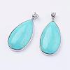 Synthetic Turquoise Big Pendants G-I184-11-1