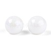 Electroplate Round Glass Beads Strands EGLA-T029-07K-3