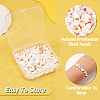 160Pcs 8 Styles Natural Freshwater Shell Beads Strands SHEL-TA0001-08-4