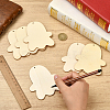 Unfinished Blank MDF Pendants Set for Painting Arts WOOD-WH20008-13A-4