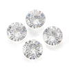 Cubic Zirconia Pointed Back Pendants ZIRC-N037-8mm-01-1