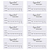50Pcs Paper Appointment Reminder Cards AJEW-TADJ0001-22-1