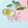 497Pcs 5 Style Rainbow ABS Plastic Imitation Pearl Beads OACR-YW0001-09C-10