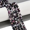 Natural Fire Crackle Agate Beads Strands G-C082-A01-30-1