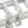 304 Stainless Steel Flower Cuff Earrings for Women EJEW-A118-03P-3
