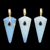 Natural & Synthetic Mixed Stone Pointed Pendants GG-CBA19F2-02G-4