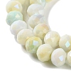 Electroplate Glass Beads Strands LAMP-S068-02N-3