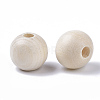 Natural Unfinished Wood Beads WOOD-S651-A10mm-LF-2